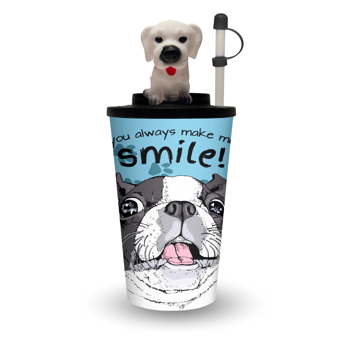 Vaso Perritos de 32 oz con Popote