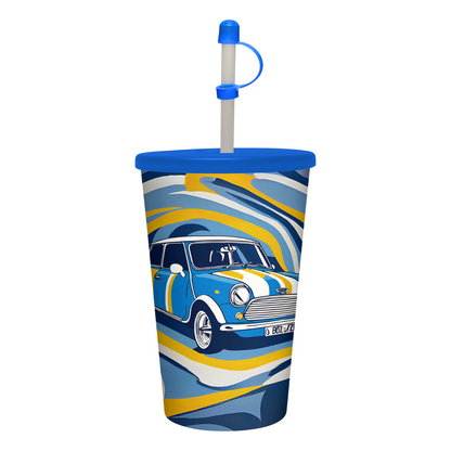 Vaso de 32 oz Mini Cooper Azul