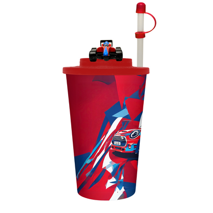 Vaso de 32 oz Mini Cooper Rojo con juguete