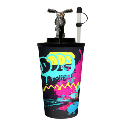 Vaso de 32 oz con Juguete de Moto