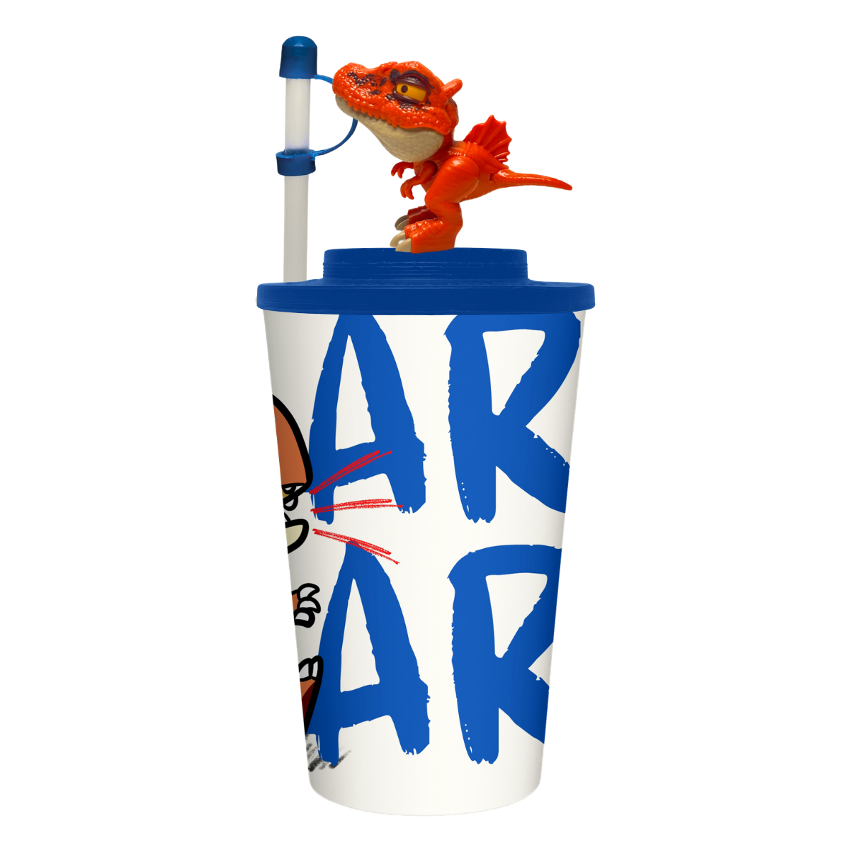 Vaso de 32 oz con Juguete de Dinosaurio