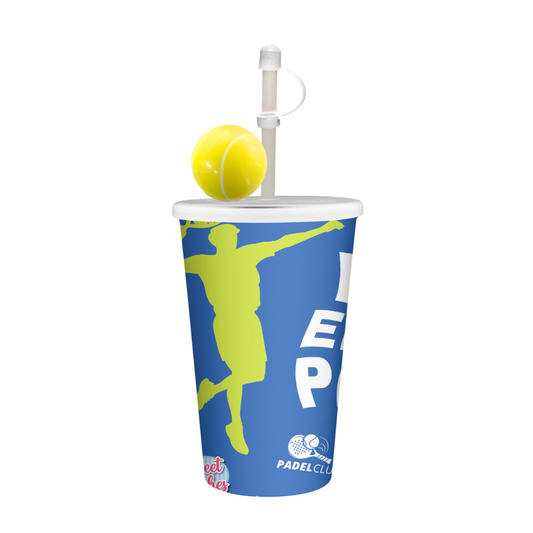 Vaso Tenis de 32 oz con Popote