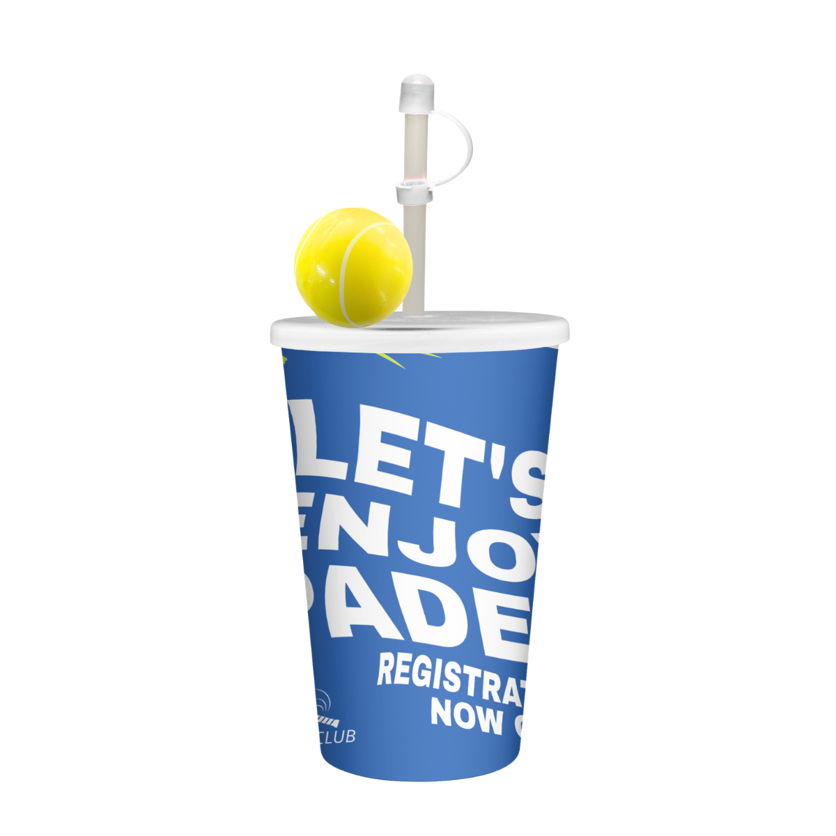 Vaso Tenis de 32 oz con Popote