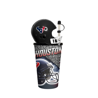 Vaso de 32 oz con diseño de casco americano II